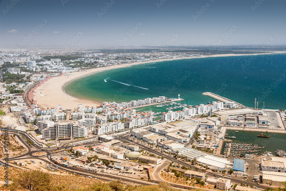City view of Agadir, Morocco
