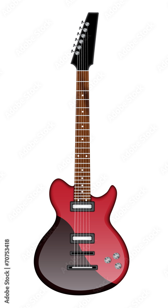 Naklejka premium Electric guitar