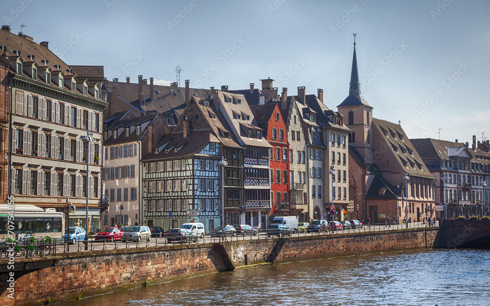 Strasbourg street from river