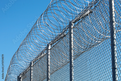 Prison fence photo