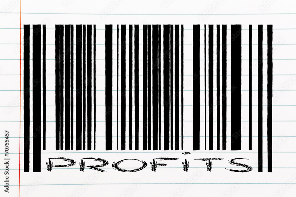 product bar code with profits instead of number id product bar code with profits instead of number id