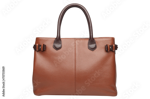 Natural leather female purse photo