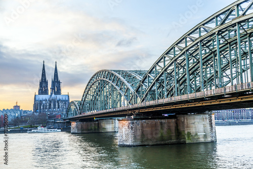 Cologne Cathedral and skyline, Germany © travelview