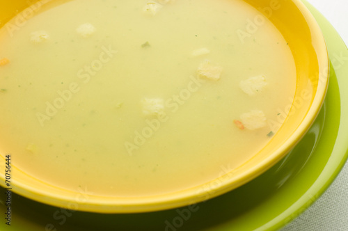 Canvas Print Split pea soup