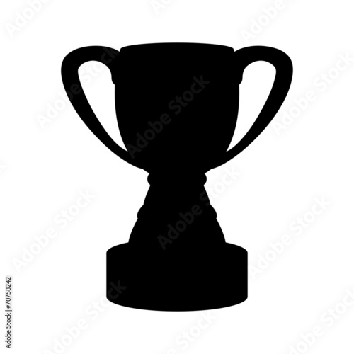 Cup champion on a white background isolated