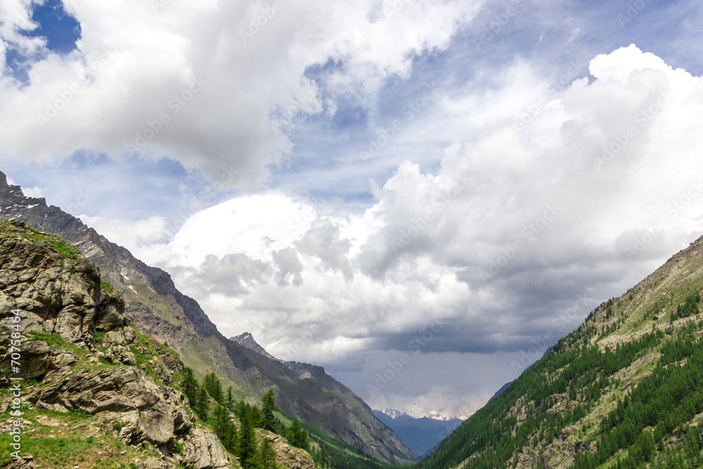 Obraz premium Panorama di montagna