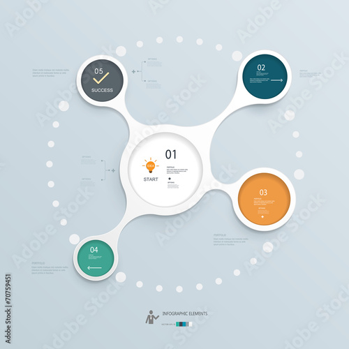 Simple Infographic molecule design