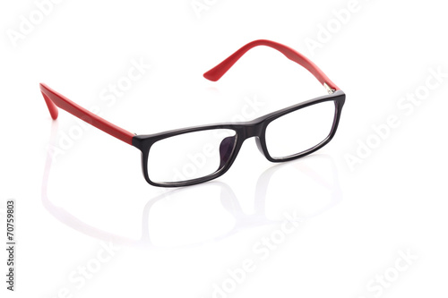 eyeglasses fashion isolated on white background