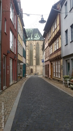 Street and church