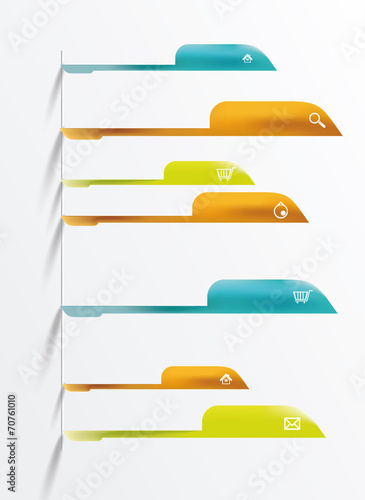 Modern infographics set. Diagram and Time Line design.