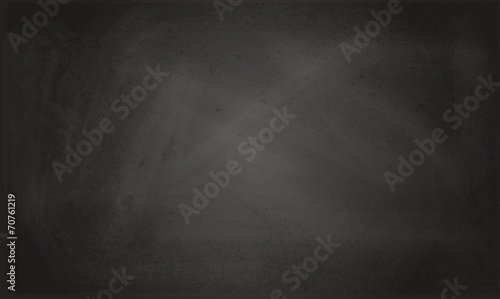 Blank black chalkboard