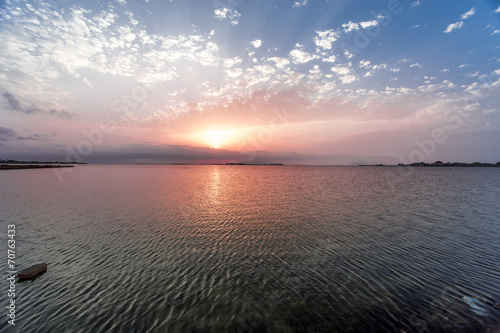 Obraz na płótnie Saline di Marsala e Mulini a Vento - Trapani, Sicilia w salonie