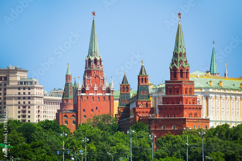 Vodovzvodnaya and Borovistakaya towers of Kremlin