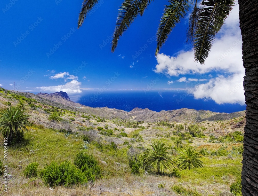 The Arguamul coastline view, La Gomera, Canary Island, Spain The Arguamul coastline view, La Gomera, Canary Island, Spain