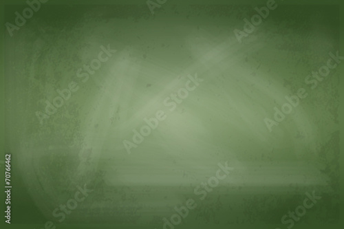 blank green chalkboard