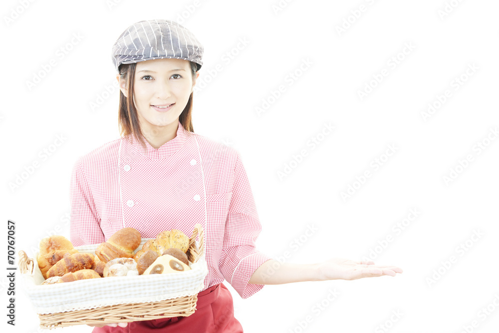 笑顔のウェイトレス 笑顔のウェイトレス