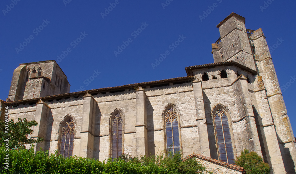 Naklejka premium Collégiale de la Romieu