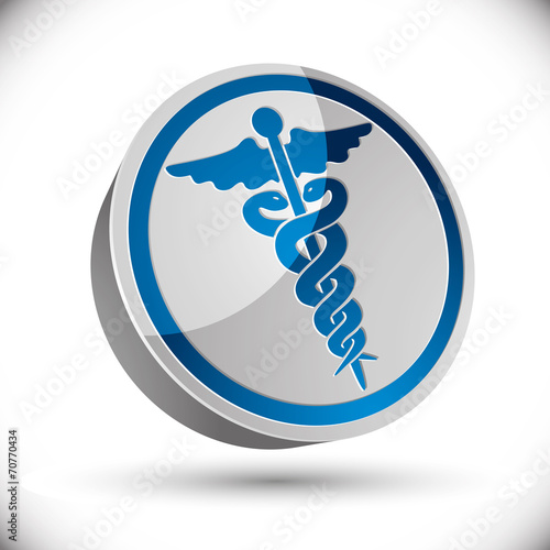 Caduceus medical symbol.