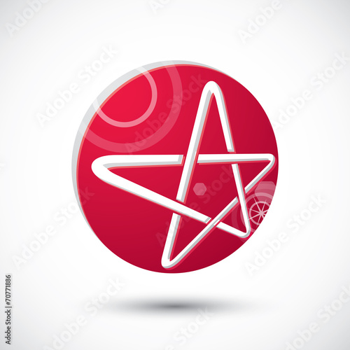 Star symbol , abstract icon...