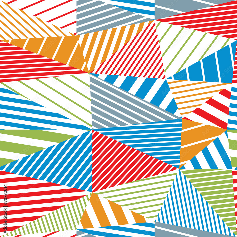 Geometric stripy seamless pattern. Geometric stripy seamless pattern.