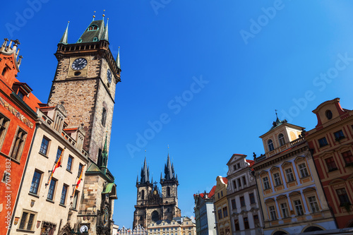 historische Gebäude am Altstädter Ring in Prag