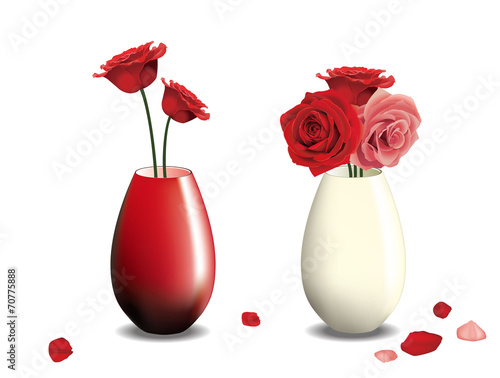 rose vase