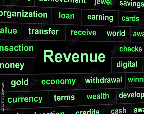 Revenue Earnings Means Revenues Earns And Wage