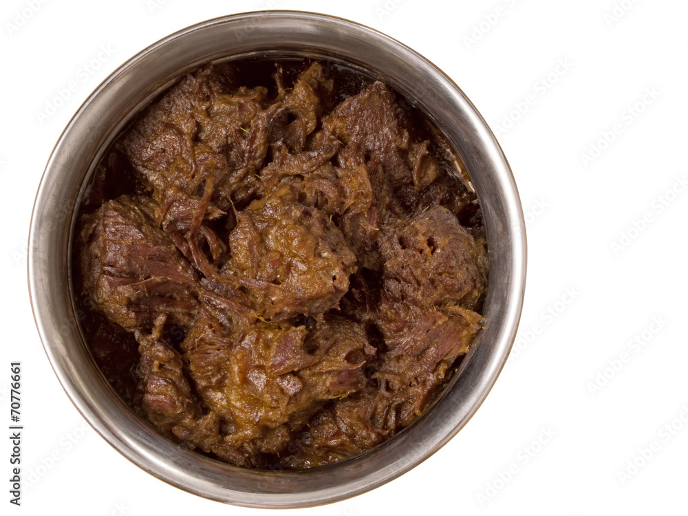 spicy beef rendang isolated spicy beef rendang isolated