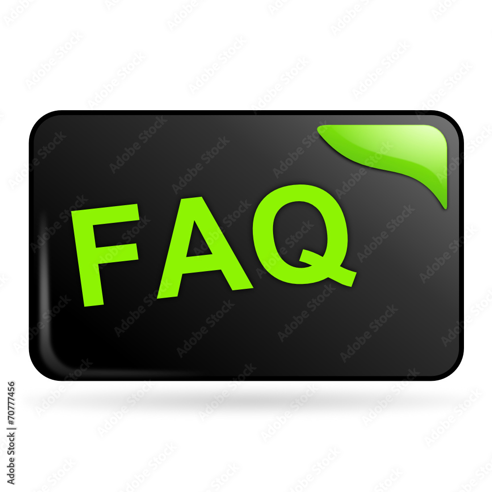 foire aux questions sur bouton web rectangle vert foire aux questions sur bouton web rectangle vert