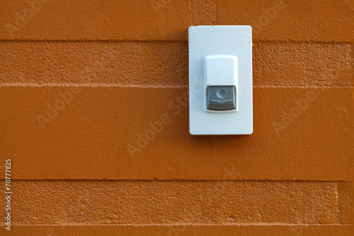Doorbell on Wall.
