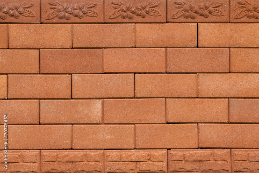 Naklejka premium Background texture of laterite stone wall.