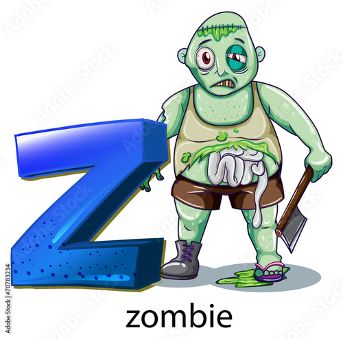 A letter Z for zombie