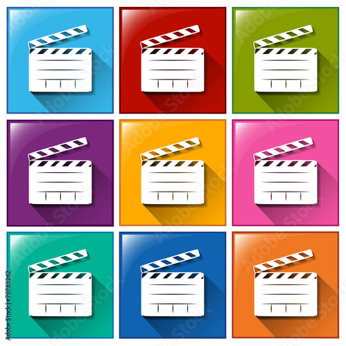 Buttons for movie directing