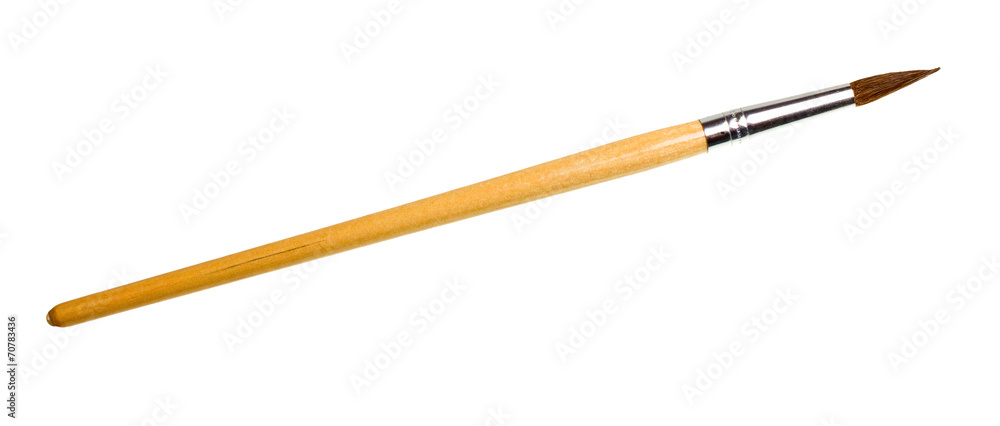 paint brush on white background