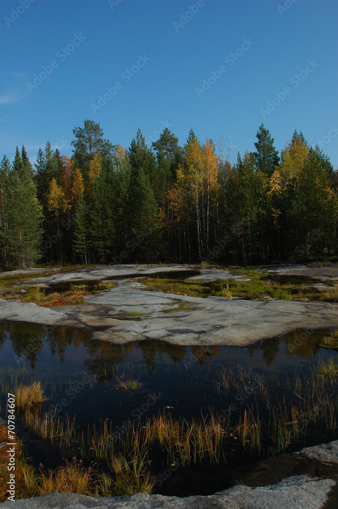 Autumn in Karelia, North of Russia Autumn in Karelia, North of Russia