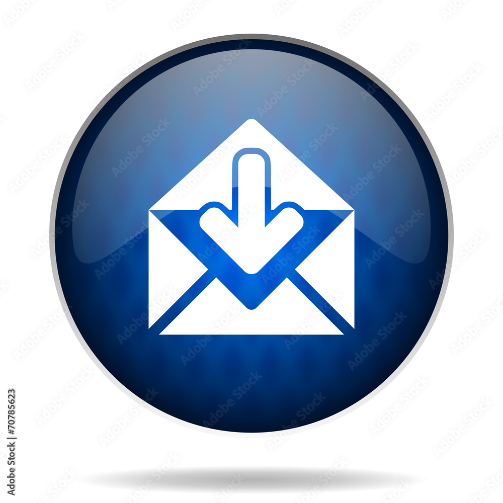 email internet blue icon email internet blue icon