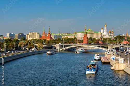 Вид на Московский Кремль © alexpoison