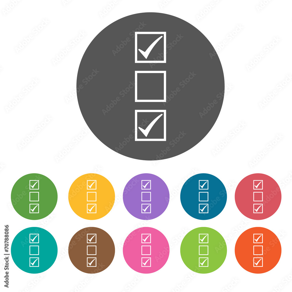Three boxes with two checks icon. Check Mark Sign Symbol icon se Three boxes with two checks icon. Check Mark Sign Symbol icon se