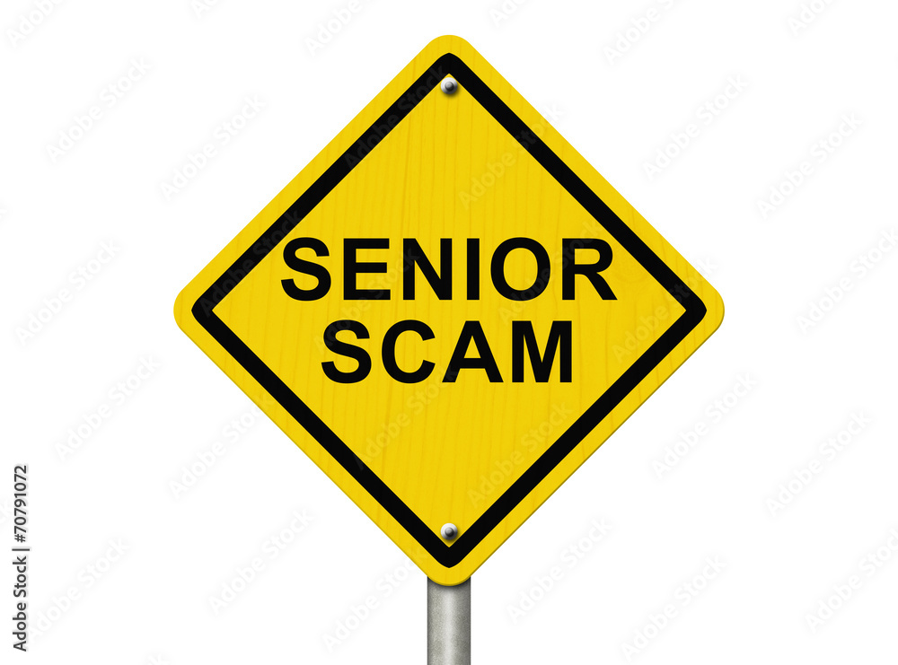 Senior Scam Warning Sign Senior Scam Warning Sign