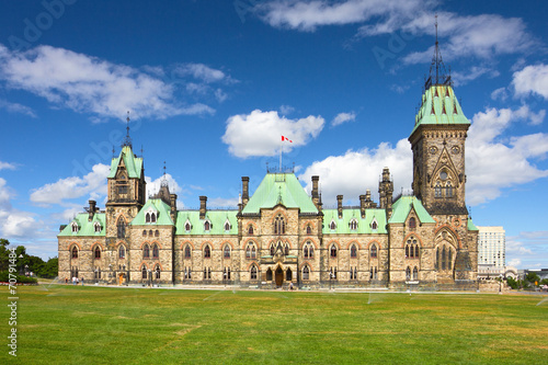 Fotografie The East Block of Parliament Hill, Ottawa, Ontario, Canada