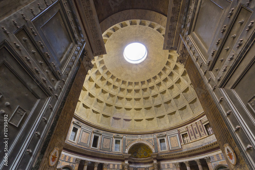 Pantheon Interior in Rome