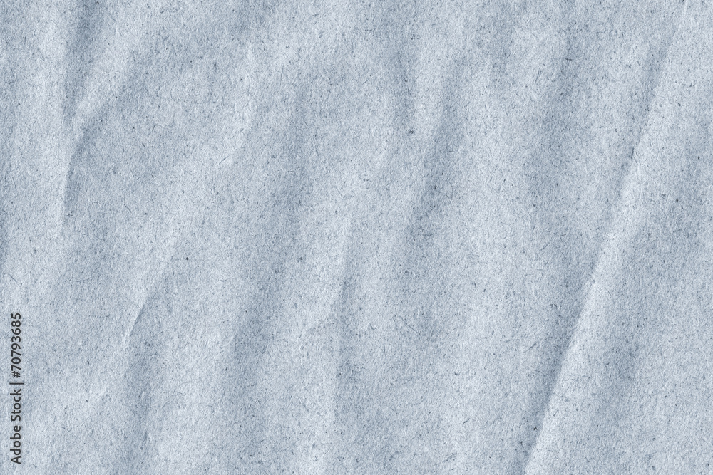 Recycle Powder Blue Kraft Paper Crumpled Grunge Texture