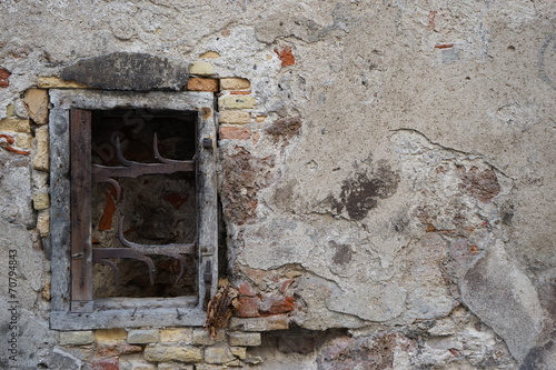 Old ancient window photo in Europe