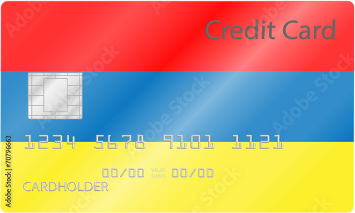 Kreditkarte Armenien Design