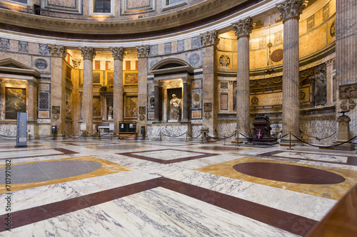 Pantheon Interior in Rome