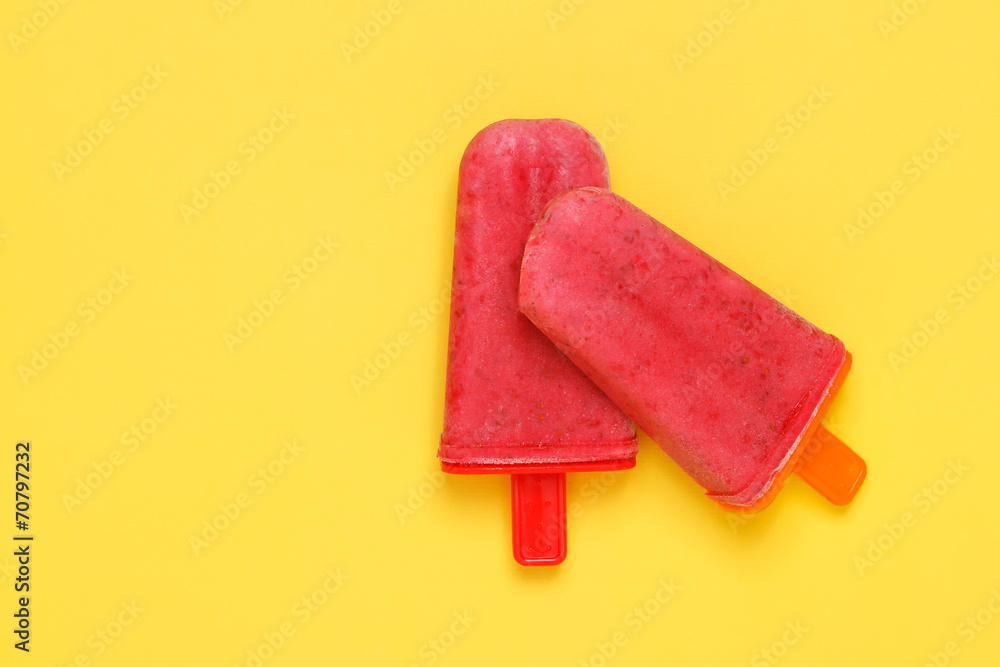 Homemade popsicle Homemade popsicle