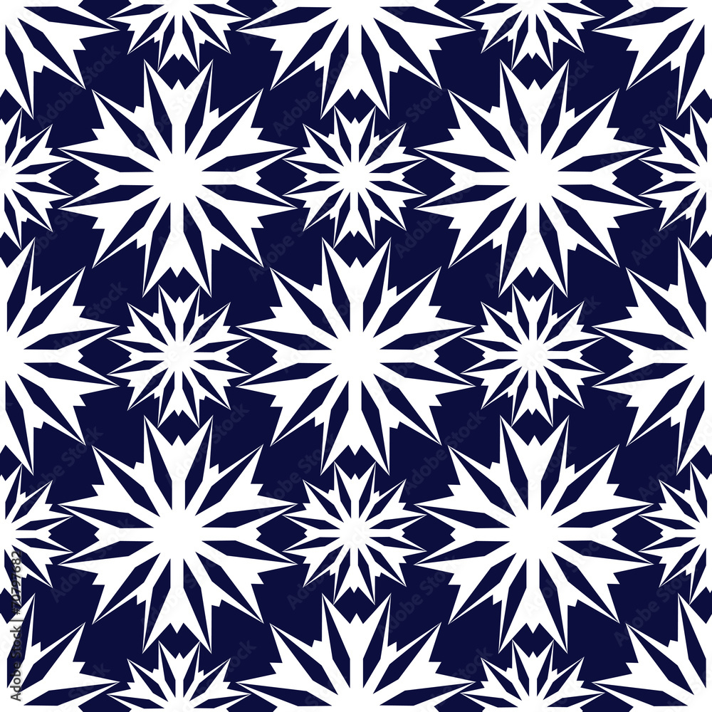 Decorative abstract snowflake. Seamless Decorative abstract snowflake. Seamless