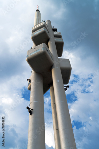 Photography Zizkov televison tower in Prague