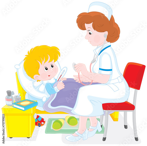 Doctor and little patient