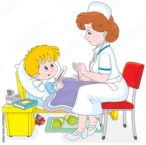Doctor and little patient